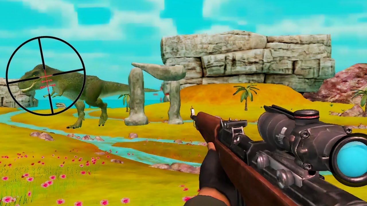 Wild Dinosaur Hunting Games 2021: Dinosaur Games Android Gameplay #3