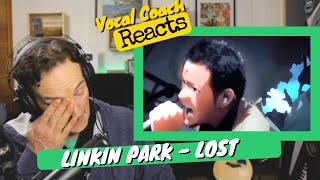 LINKIN PARK "Lost" - Vocal Coach REACTS