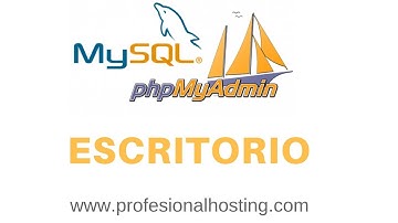 1.Entra al phpMyAdmin en Plesk y escritorio de esta herramienta.