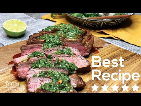 Seared Steak With Chimichurri Sauce Recipe