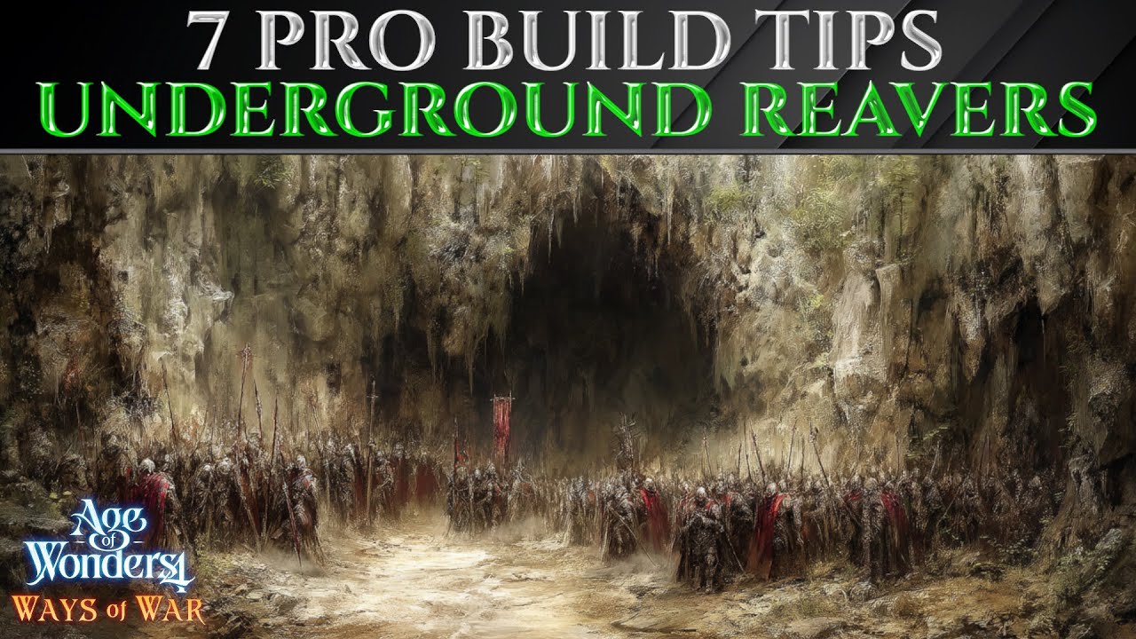 7 Pro TIPS For UNDERGROUND REAVERS Build Guide - Age Of Wonders 4
