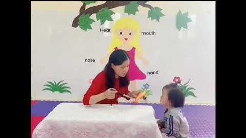 nhận biết tập nói: củ cà rốt