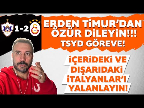 GALATASARAY'DA SİSTEM YOK ! QARABAĞ MAÇINDA DA GÖRDÜK!