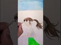 Suzume Painting 🎨✨ | Anime Art Timelapse | Makoto Shinkai Inspired Sky &amp; Door Scene #paint #animeart