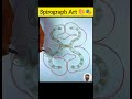Spirograph Patterns That Will Surprise You! #shorts #asmr #spirograph #satisfying #diy #craft #art