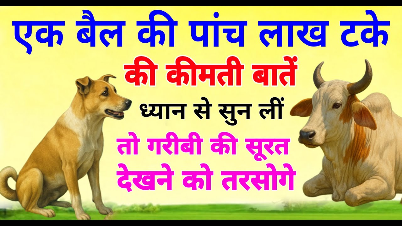 एक बैल की पांच लाख टके की कीमती बातें, ध्यान से सुन लीं तो गरीबी का मुंह देखने को तरसोगे!