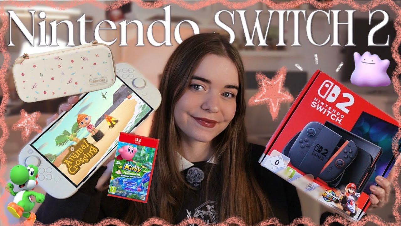 NINTENDO SWITCH 2 🎀 unboxing, decoración y primeras impresiones