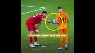 LOS JUEGOS MENTALES DEL DIBU💀🔥#shorts #football #dibumartínez