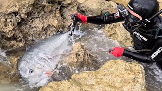 Catching and Eating a Giant Trevally