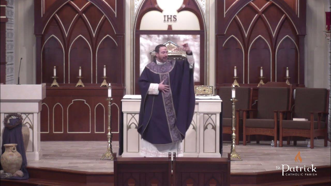 Homily Ash Wednesday February 14th, 2024 Fr. Mathias Thelen YouTube