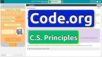 Code.org Lesson 7.1B Conditionals Practice | Answer Tutorial | Unit 4 CS Principles 2023