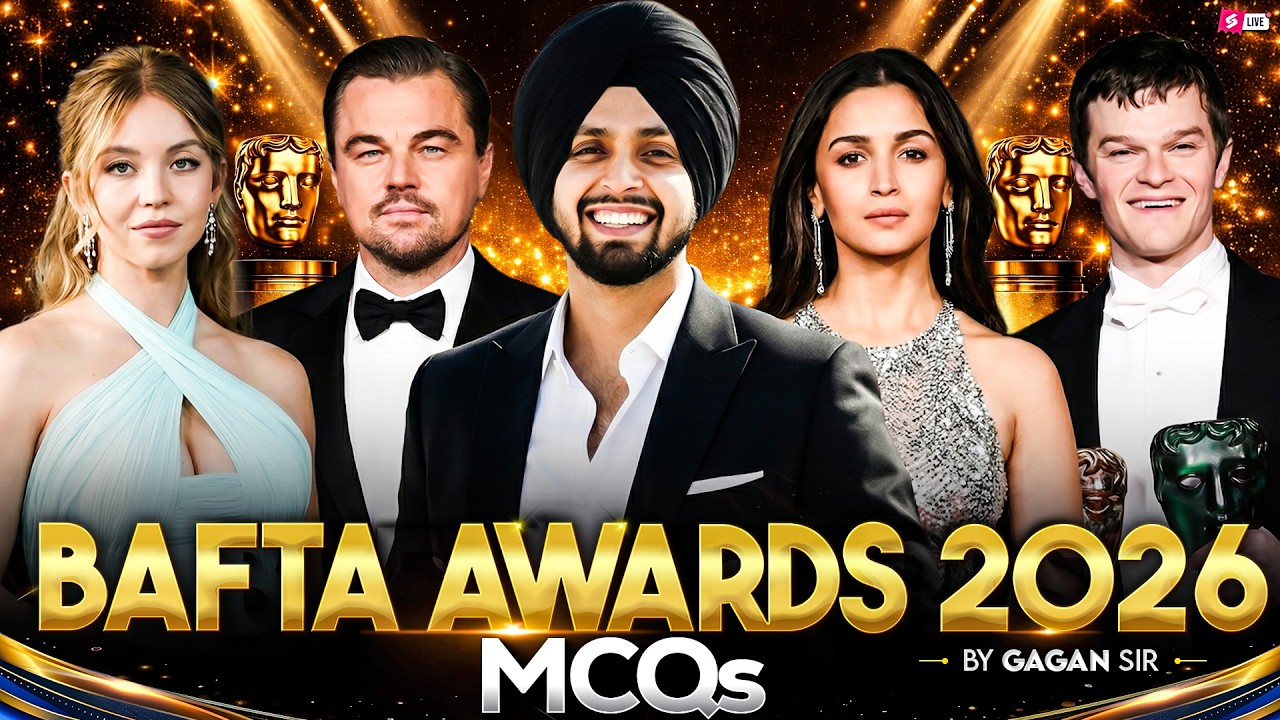 Punjab Police Constable, Patwari 2026 | Static GK Class | BAFTA Awards 2026 Best MCQs By Gagan Sir