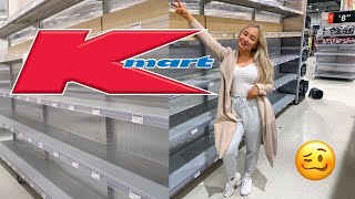 EMPTY KMART SHOP WITH ME (FAIL) WINTER 2020 & Woolworths Shop With Me   Grocery Haul! Tori Clarke