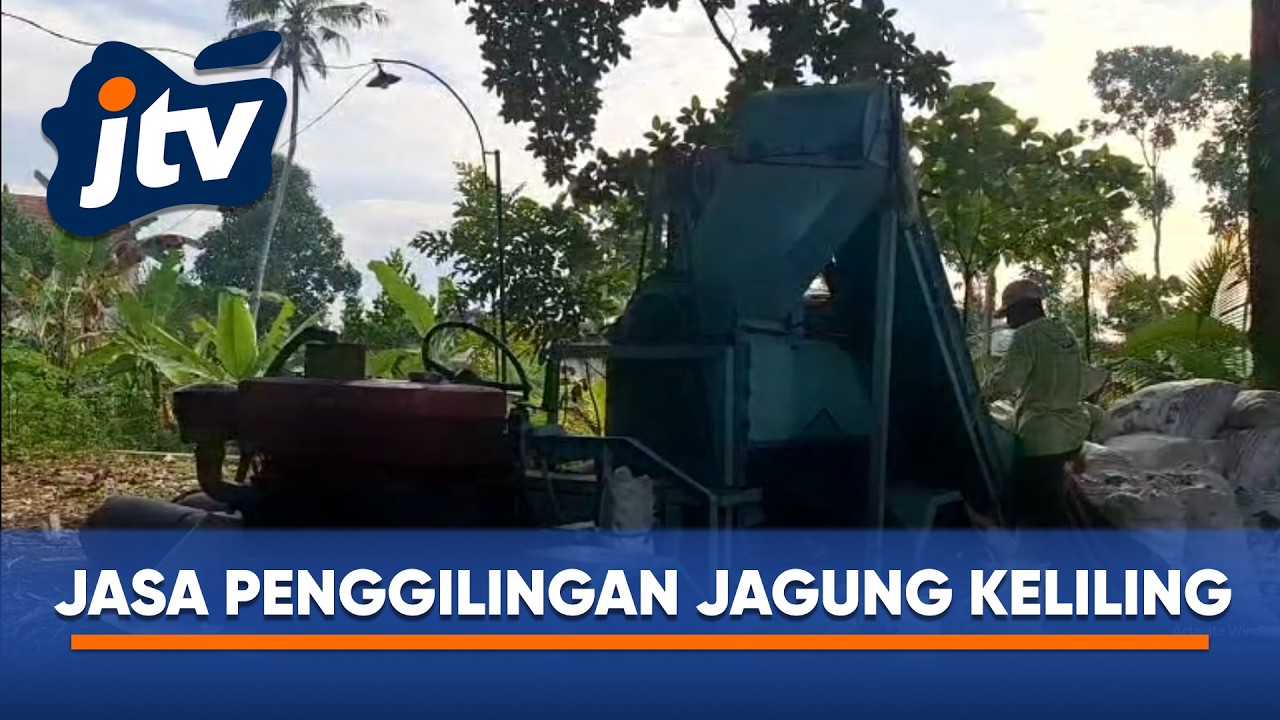 JASA PENGGILINGAN JAGUNG KELILING BANYAK DIMINATI WARGA