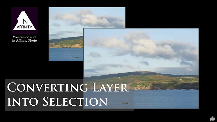 Convert Layer to Selection in Affinity Photo
