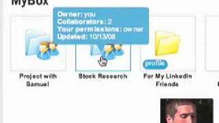 LinkedIn's Box.net Application screenshot 5