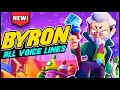 DID YOU NOTICE THIS? Brawl Stars BYRON All Voice Lines & Animations