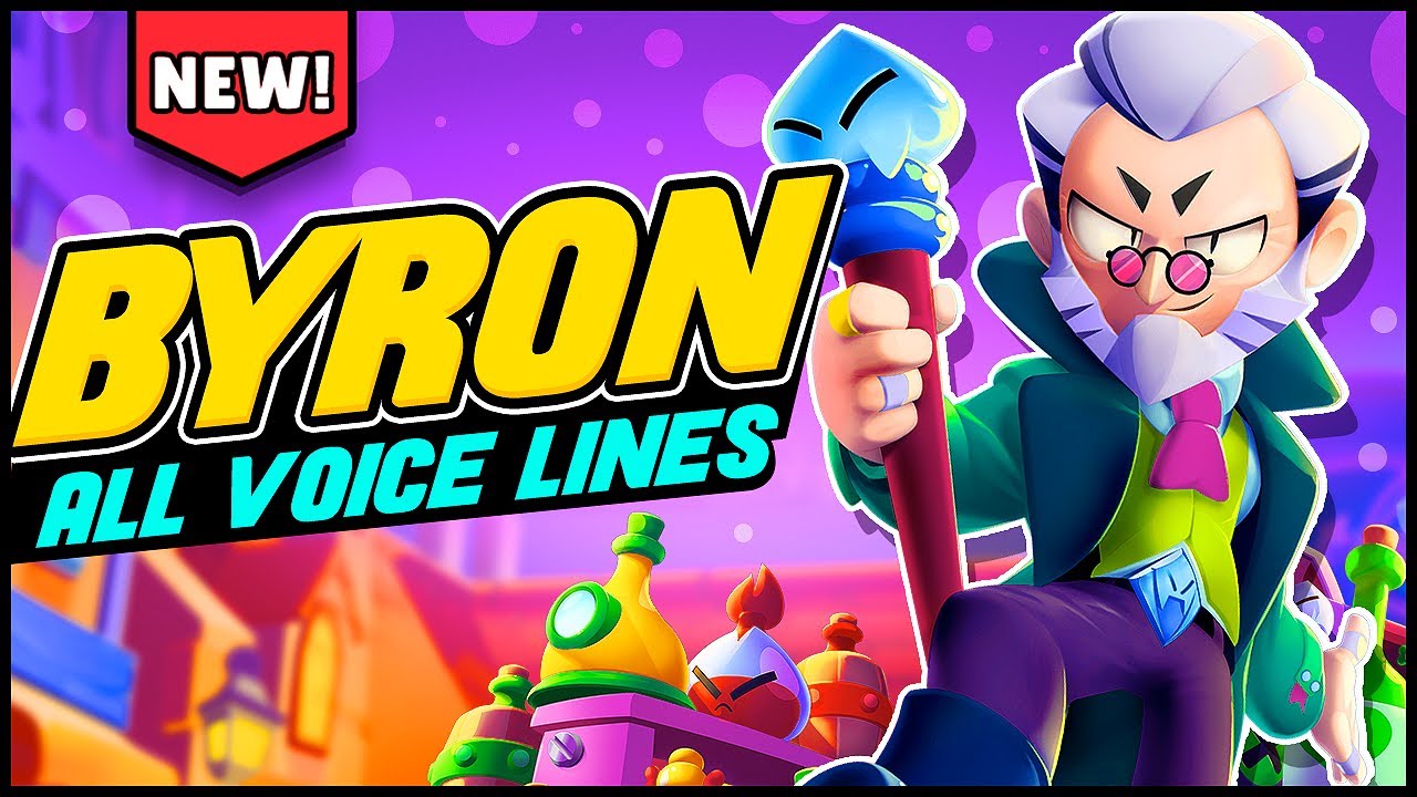 DID YOU NOTICE THIS? Brawl Stars BYRON All Voice Lines & Animations