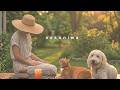 揚げドーナツと海と犬/太陽のスープと桃のアイスティー