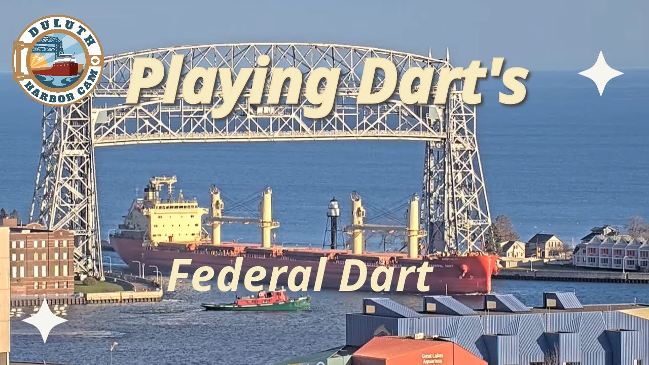 "Playing Dart's" Federal Dart arrived in Duluth 11/12/2023 YouTube