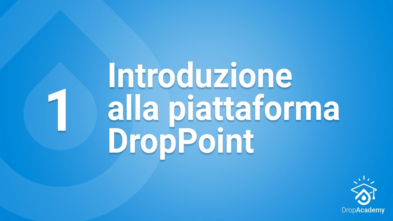 Introduzione Piattaforma DropPoint - YouTube