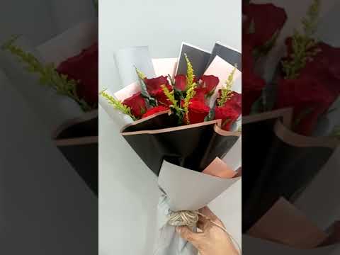 باقة ورد جوري احمر 