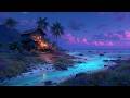 lofi sea night | calm ocean waves for deep sleep &amp; japanese lofi vibes for late night relax