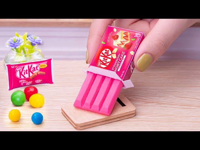 Amazing KITKAT Cake Dessert | Delicious Miniature KitKat Chocolate Cake Decorating | KitKat Stories class=