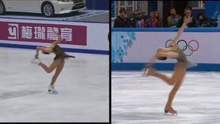 Sochi Scandal - Step Sequence Adelina Sotnikova Yuna Kim
