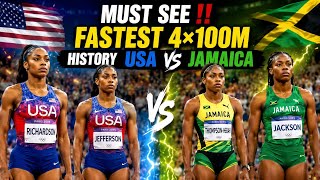 OMG! USA vs Jamaica — Who REALLY Rules the 4×100M? 🔥 Usa Vs Jamaica Last Match