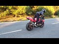 Domin Stunt | Honda CBR 600 F4i | First stunt riding