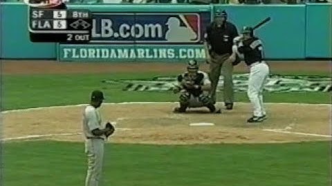 2003 NLDS Marlins vs Giants Game 4 Bottom 8