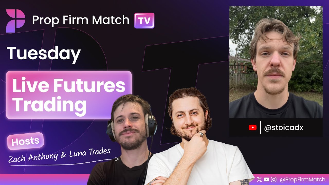 Global News Shakes Futures | LIVE London Session w/ Luna | Prop Firm Match TV