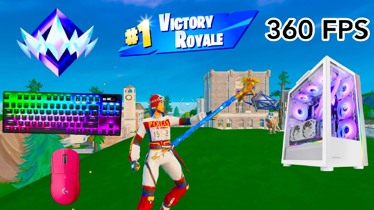 Fortnite Unreal Ranked Reload On PC | Keyboard & Mouse Gameplay | 360 FPS | 4K