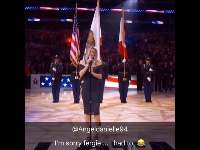 Watch Fergie National Anthem Goat style on YouTube Watch Fergie National Anthem Goat style on YouTube