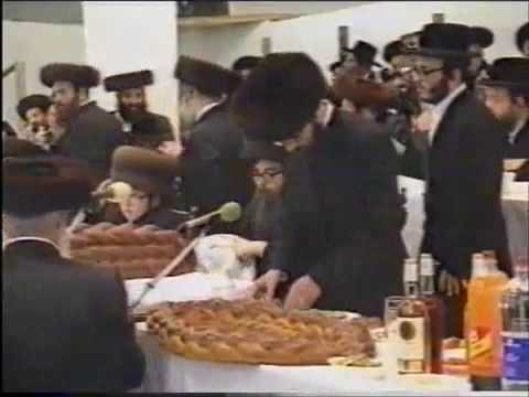 Belz Bar Mitzva From R' Aron Mordechai. 1989