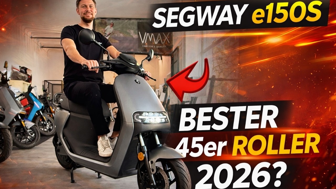 Segway e150S für 2499€ 🤯 3 Akkus möglich + ABS & TRC | 45KM/H Preis-Leistungs-Hit? 🔥 #segway  #test