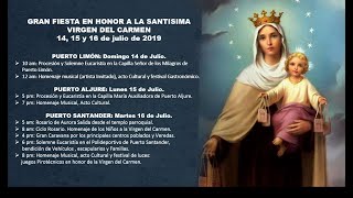 INVITACIÓN FIESTA VIRGEN DEL CARMEN 2019
