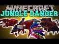 Minecraft: JUNGLE DANGERS (GIANT CENTIPEDES, POOP, & JUMPING PETS!) Mod Showcase