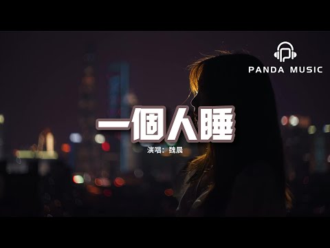 魏晨 - 一個人睡『我抱著回憶一個人睡 不願看見自己哭紅的雙眼，我的心還留在裡面 愛卻越走越遠。』【動態歌詞MV】