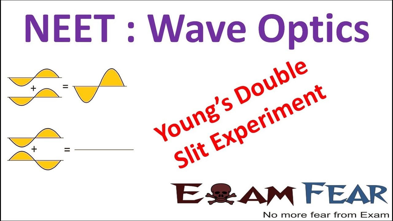 NEET Physics Wave Optics : Youngs double Slit Experiment - YouTube