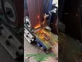 Industrial Automatic Belt Grinder in Action