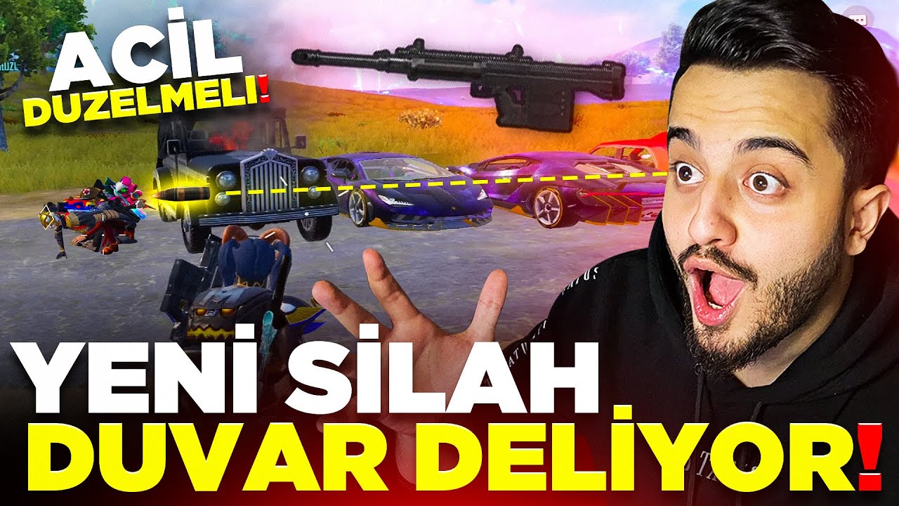 YENİ SİLAHIN İNANILMAZ BUGU! DUVARLARI DELDİK?! PUBG Mobile