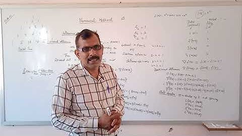 NUMERICAL METHOD: Forward difference, backward difference and shift operator.