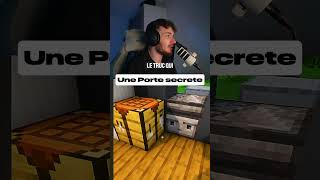 Une porte Secrète sur Minecraft ! 😱 #shorts