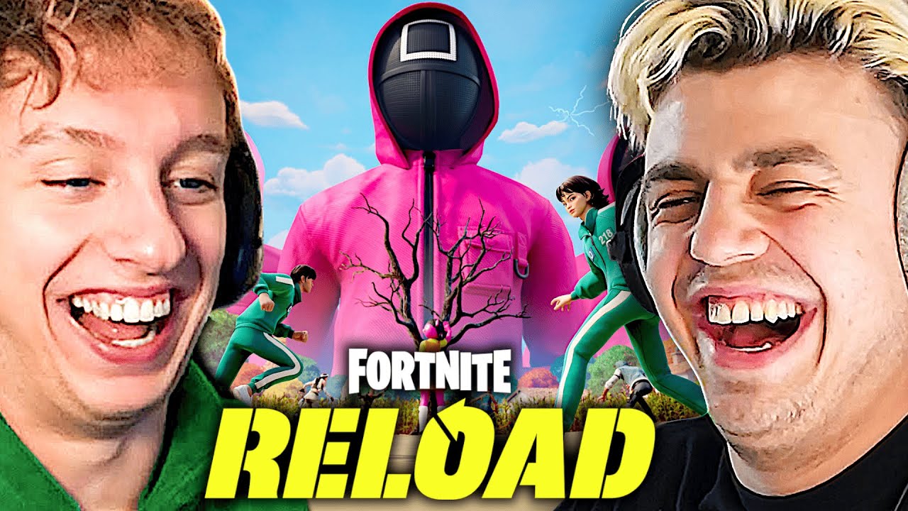 Papaplatte spielt den neuen FORTNITE SQUID GAME Modus mit Hugo, Rohat und Kroko