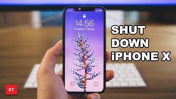 How to shut down iPhone x