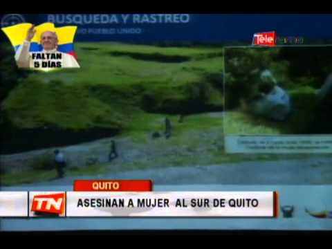 Asesinan a mujer al sur de Quito