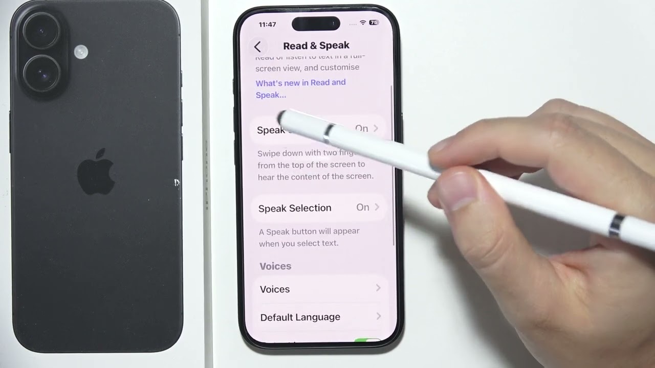 iPhone 17: как использовать функцию преобразования текста в речь?