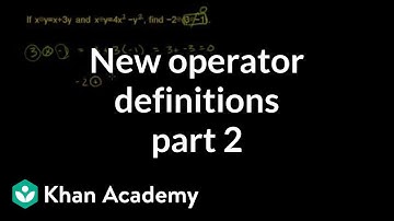 New operator definitions 2 | Functions and their graphs | Algebra II | Khan Academy
